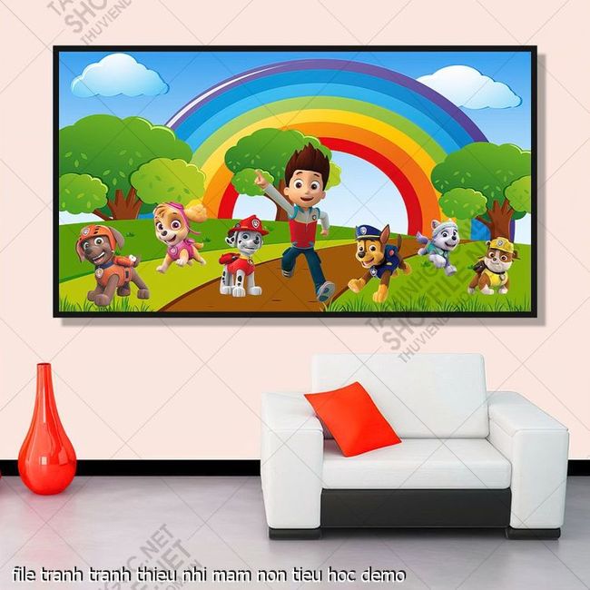 file tranh tranh thieu nhi mam non tieu hoc